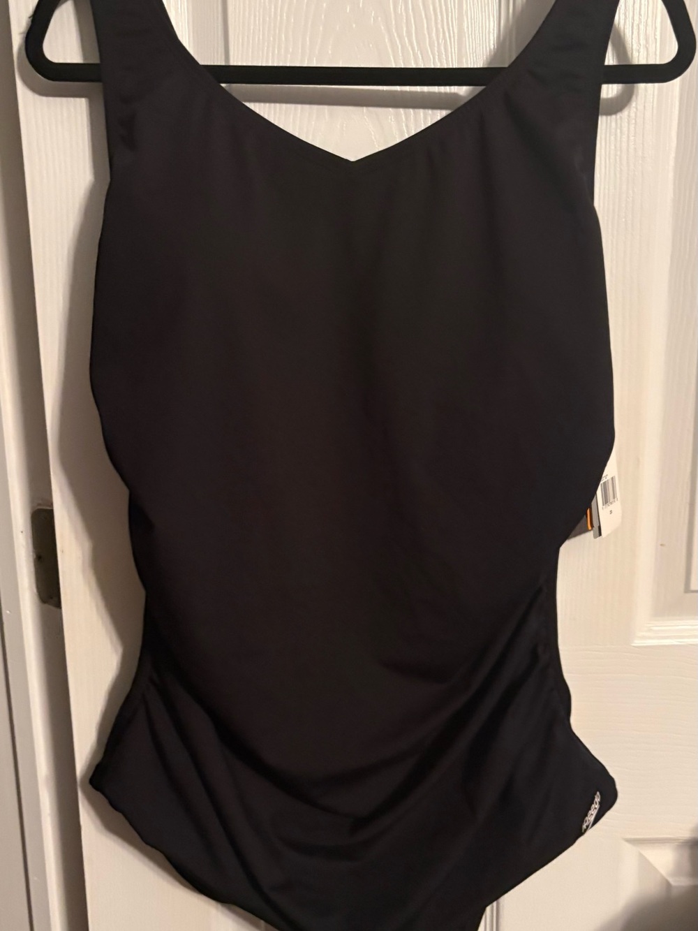 Speedo Black Scoop Neck Women's One-Piece Bathing suit